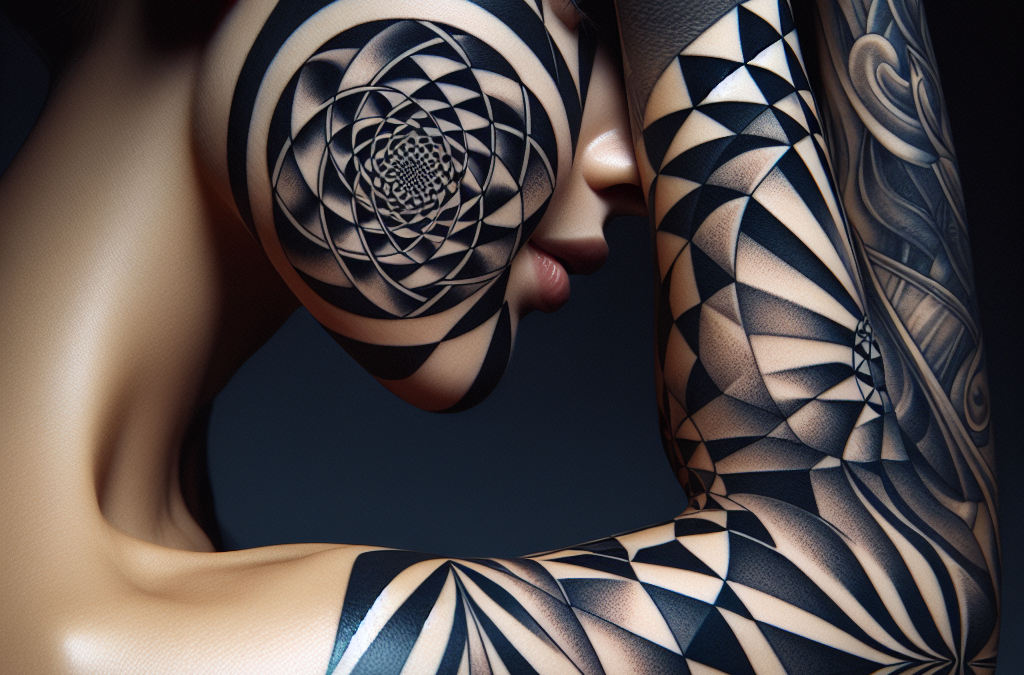 Geometric Tattoos: Explore Optical Illusions & Symmetry
