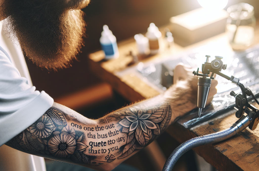 Why Quote Tattoos Often Lose Meaning Over Time – Learn Why